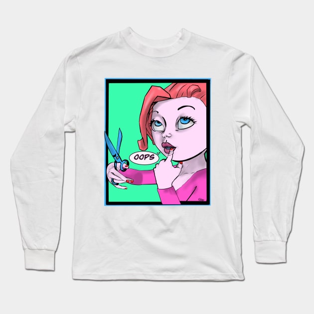 Funny stylist gift Long Sleeve T-Shirt by Coop Art